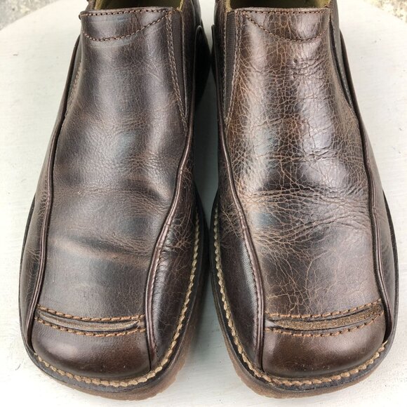 Bullboxer Men\'s Size 8 Brown Leather Closed Toe Slip On Loafers Shoes main image 13